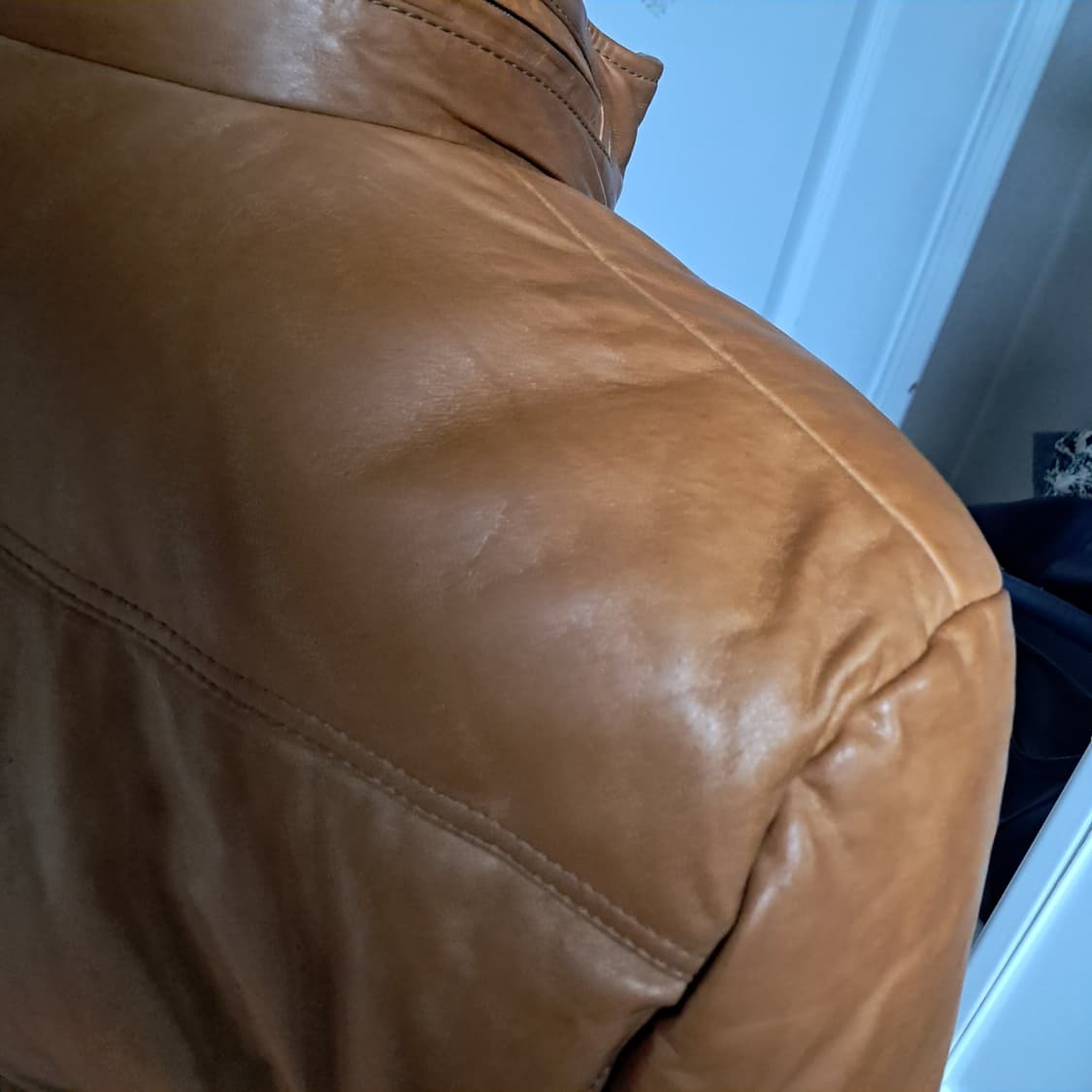 갤럭시 Galaxy 남성 양가죽 패딩 95 상품이미지7