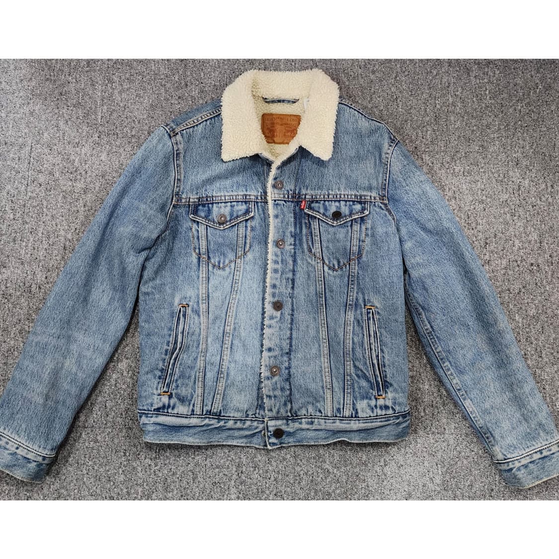 리바이스 쉐르파 트러커 데님자켓 청자켓 S 상품이미지1