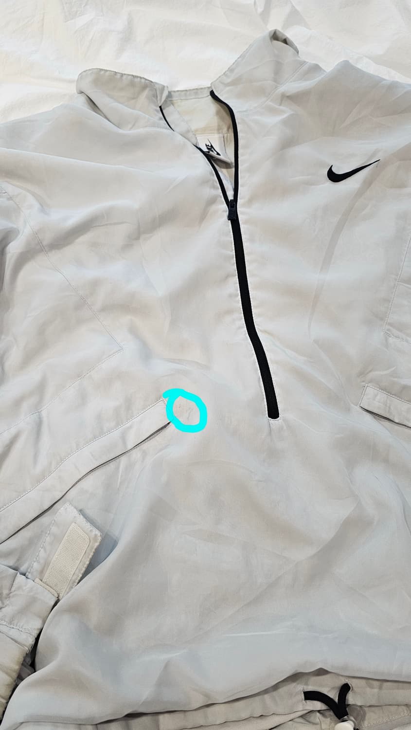 나이키×피어 오브 갓 하프집업 퓨어 플래티넘 상품이미지2