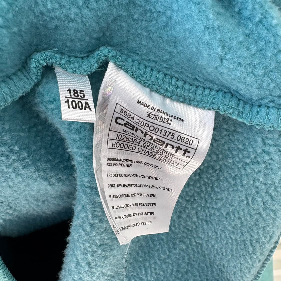 [2XL]칼하트 민트 후드티셔츠 CK9799 상품이미지7