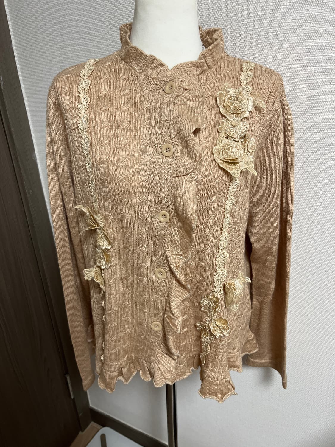 장미 모리 가디건 핀터깔  상품이미지1