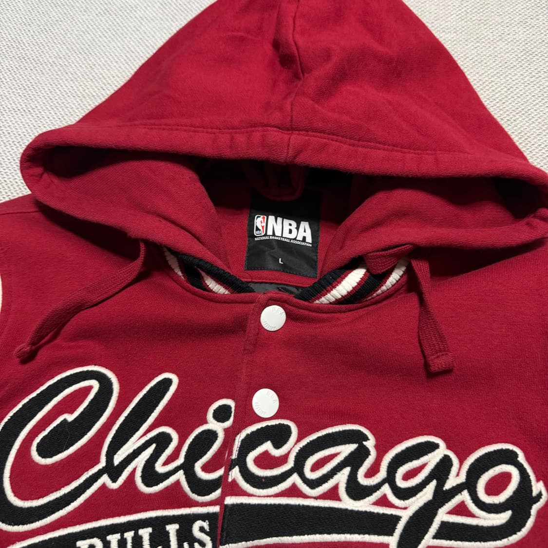 NBA 시카고 불스 빅로고 바시티 자켓 상품이미지2
