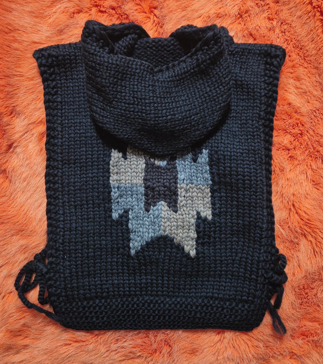 Kanata 카나타 나바호 패턴 후드 니트 코위찬 베스트 F 상품이미지3