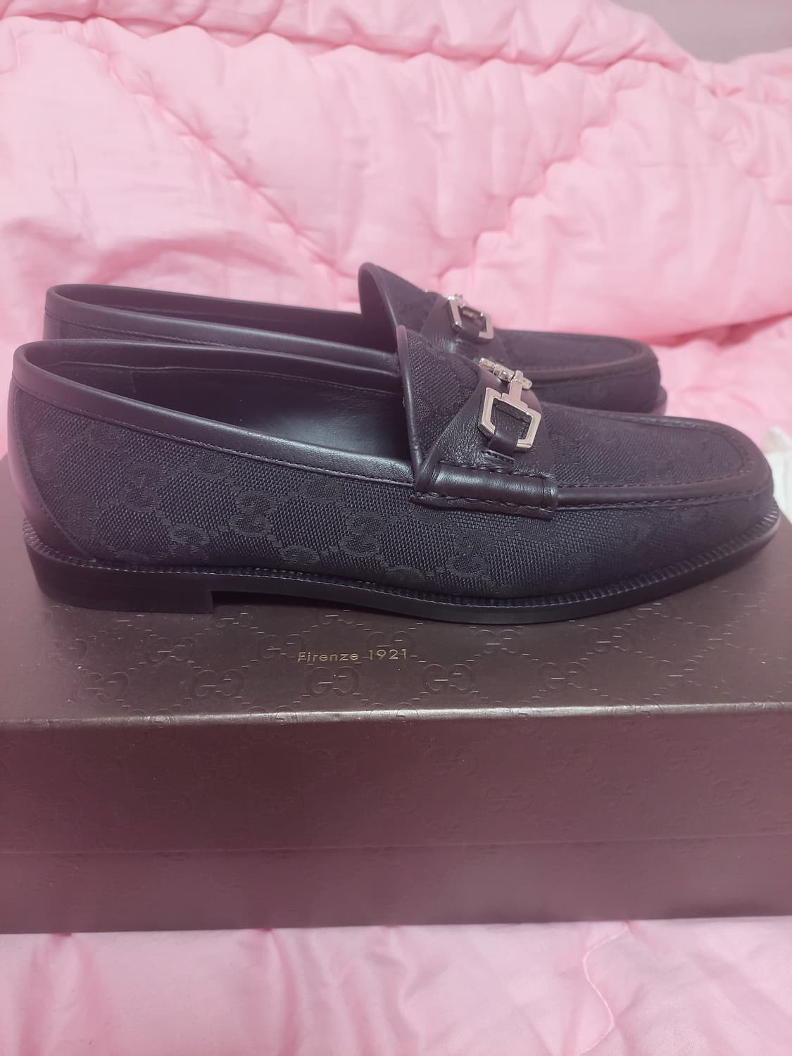 정품)급처미사용새상품!구찌 로고 홀스빗 로퍼 구두 플랫슈즈 단화 상품이미지6