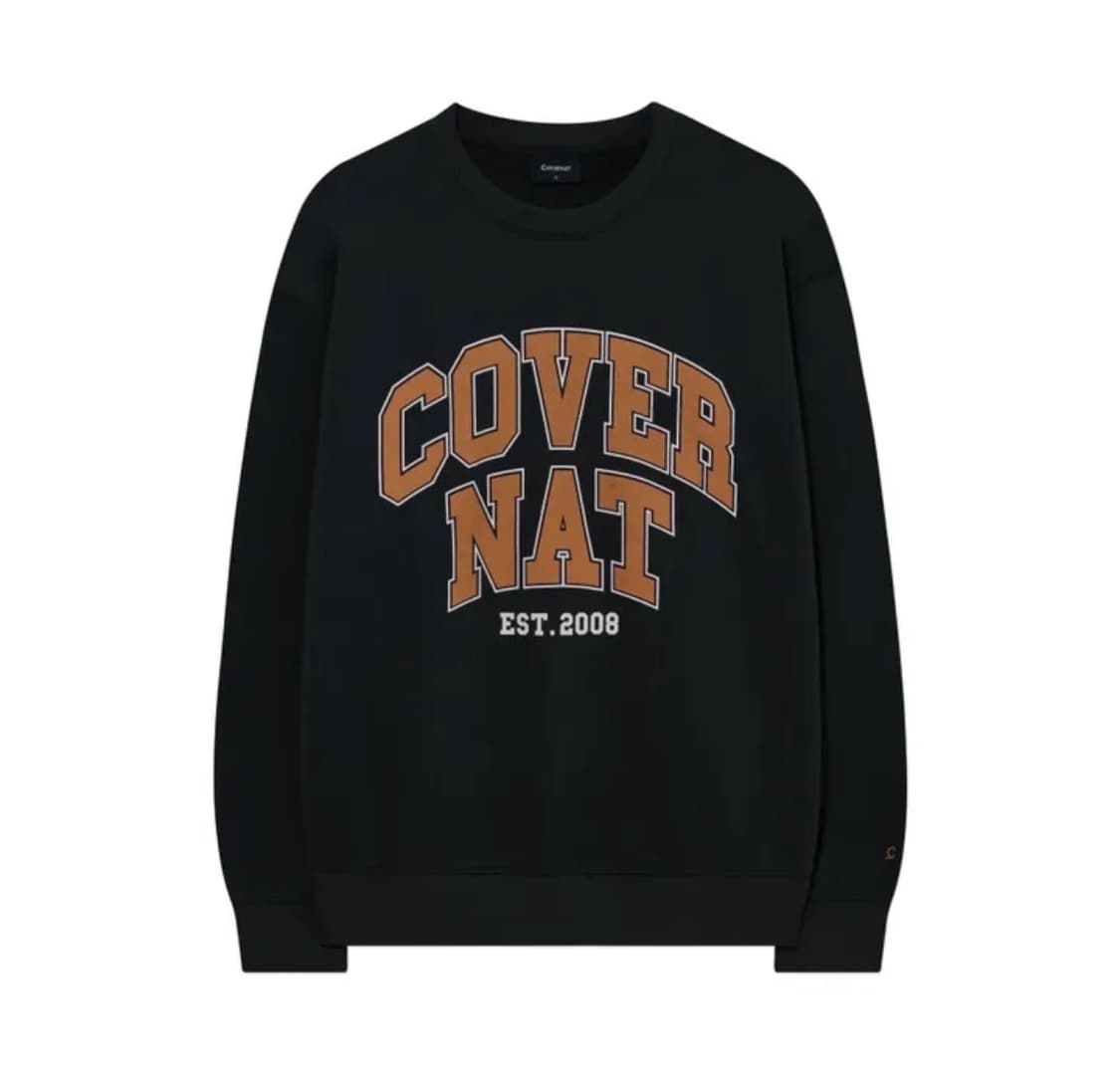 커버낫 아치 레터링 맨투맨 상품이미지3