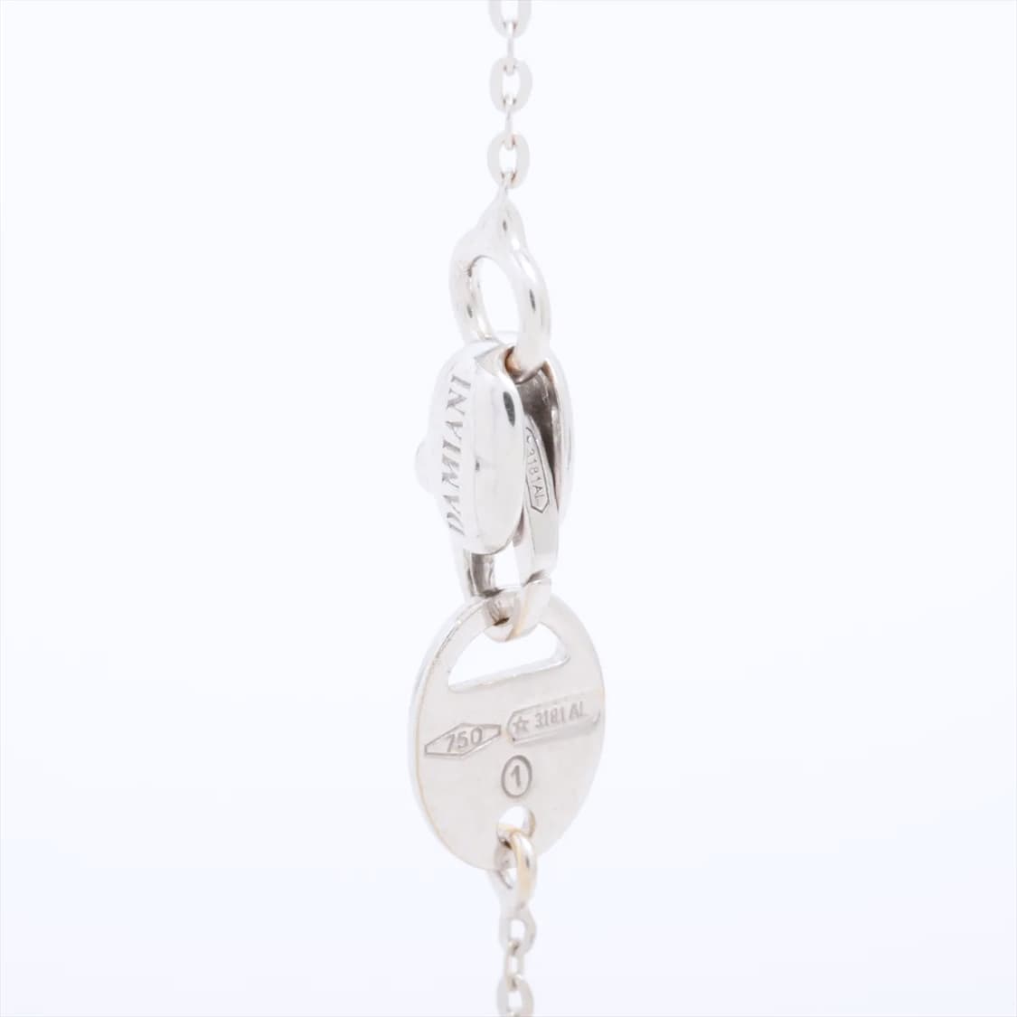 다미아니 벨에포크 하트 풀파베 천연 다이아몬드 18K 화이트골드 펜던트 상품이미지3