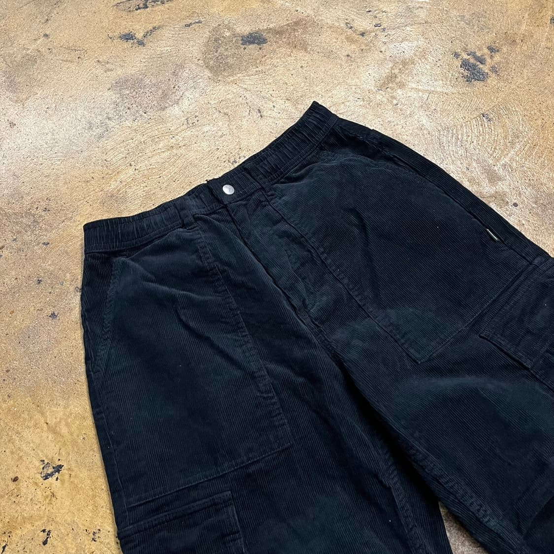 [정품] 컨버스 블랙 코듀로이 카고 바지 b10 상품이미지1