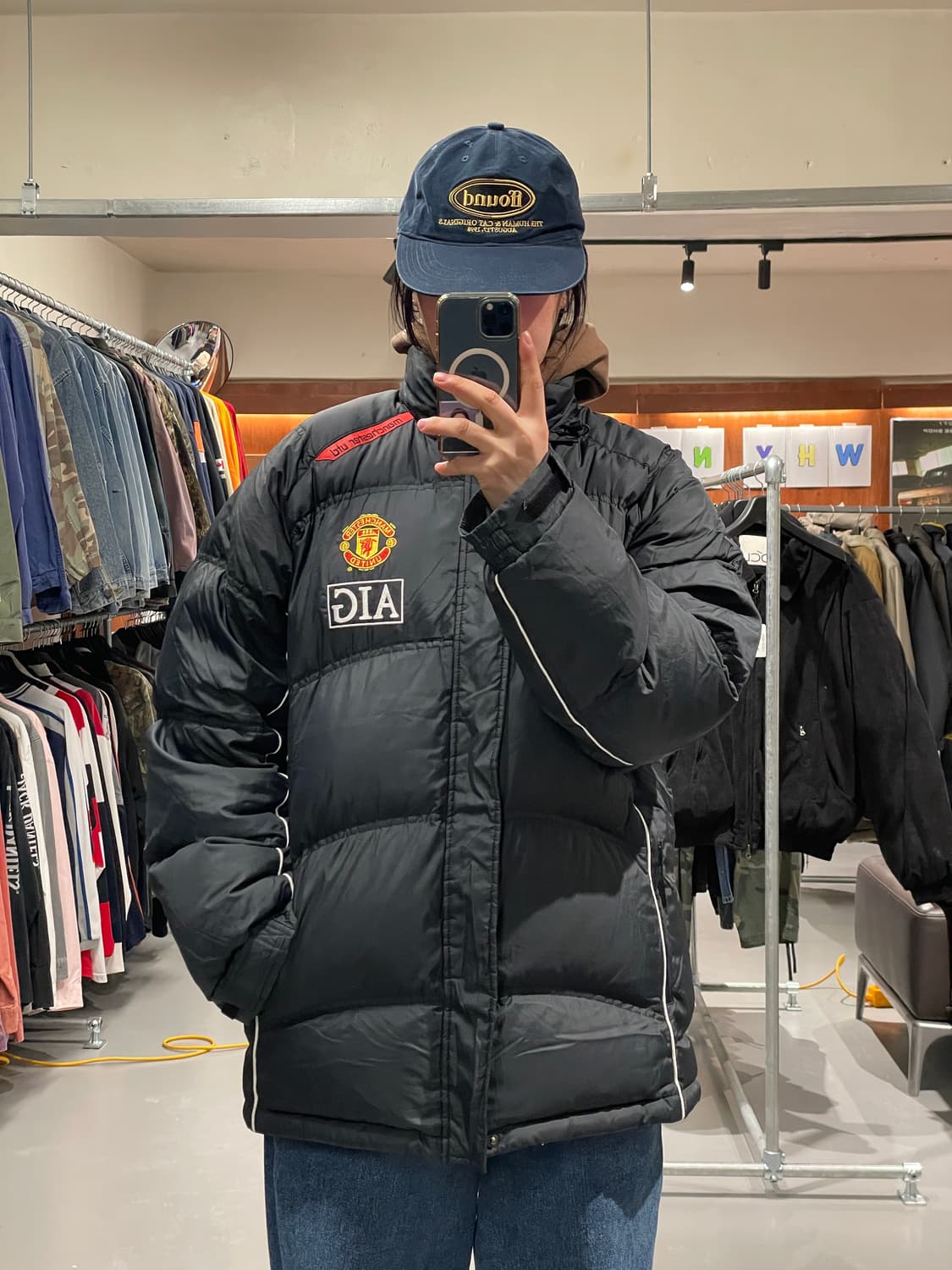 나이키 맨유 벤치 코트 패딩   상품이미지2