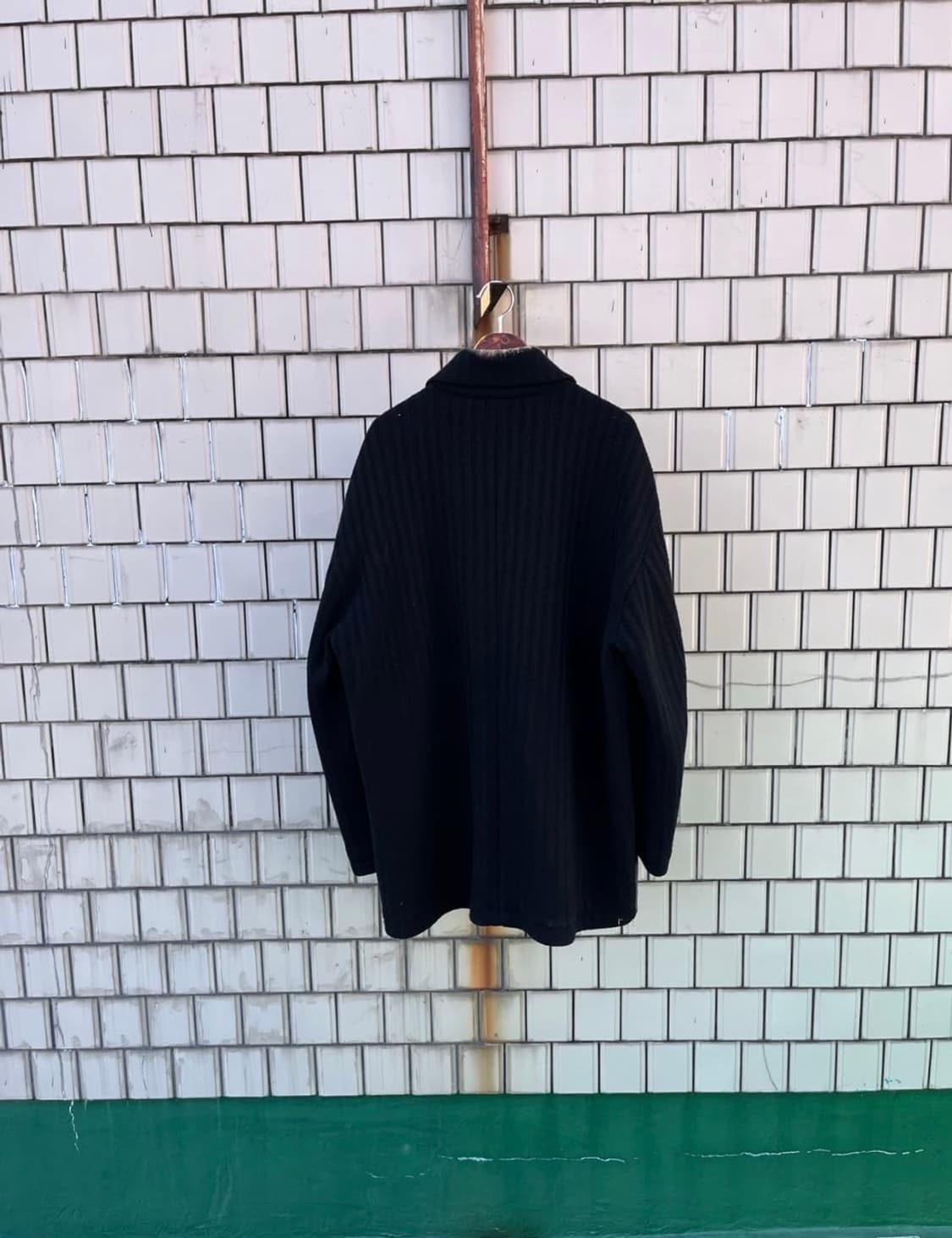 일본 Antorope 레더 카코트(레더 하프 코트) XL 상품이미지4