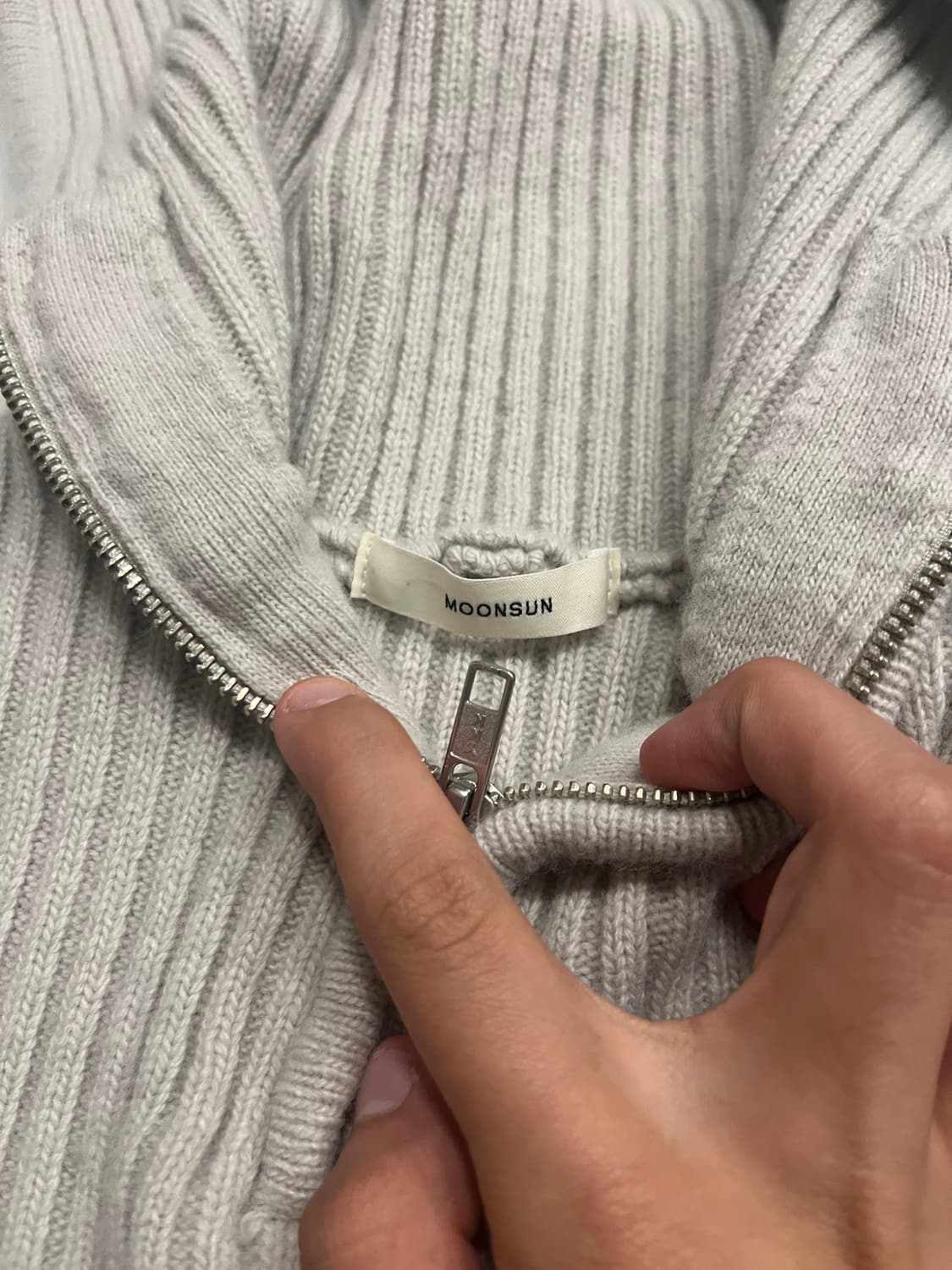 문선 골지 니트 상품이미지2