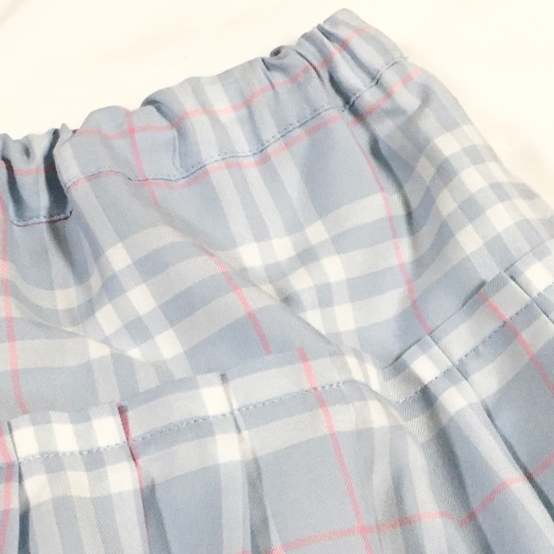 버버리런던 하늘핑크체크 프릴스커트 상품이미지2