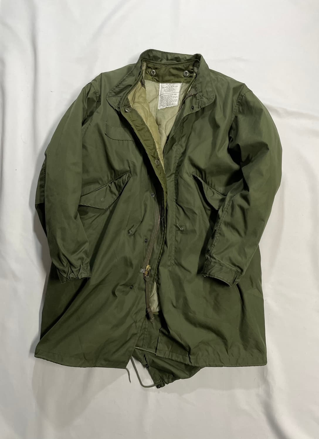 80’s 미군 M65 피쉬테일 파카+내피 상품이미지9