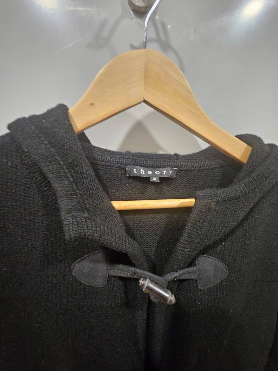 Theory 울&캐시미어 후드 더플코트 상품이미지2