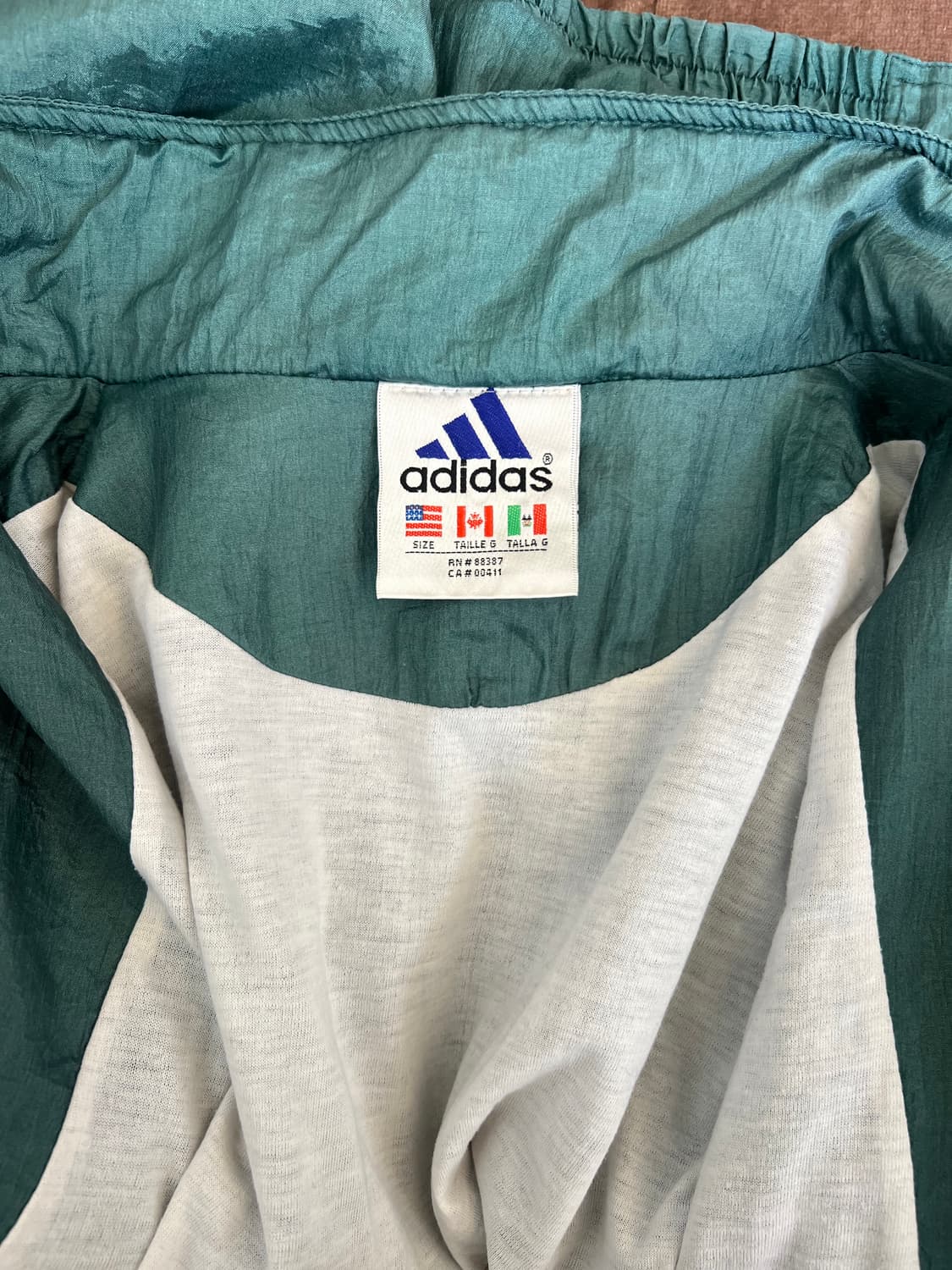 아디다스 남여공용 그린 USA트랙자켓 바람막이점퍼
 상품이미지3