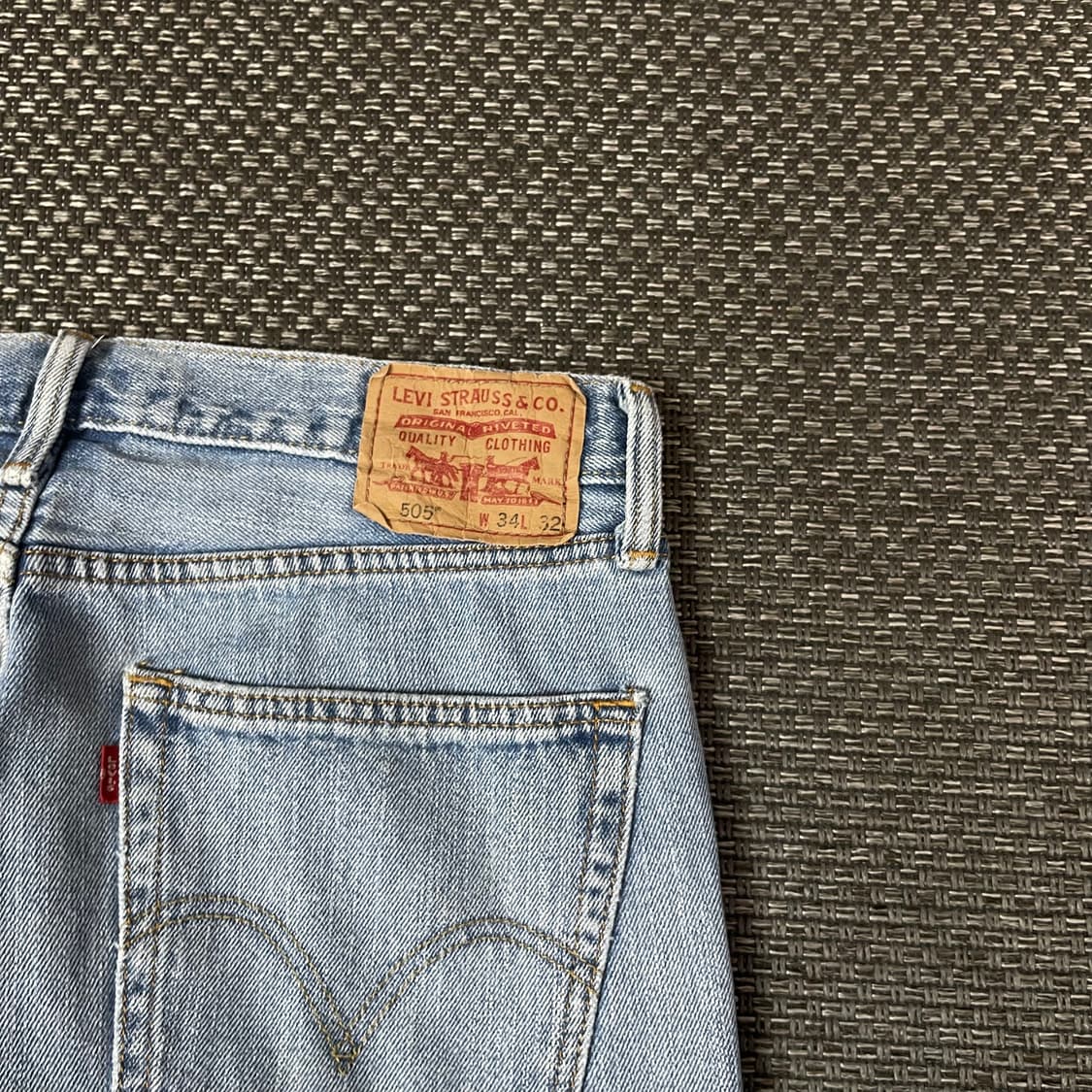 (34) 리바이스 505 34X32 스트레이트핏 데님 팬츠 상품이미지7