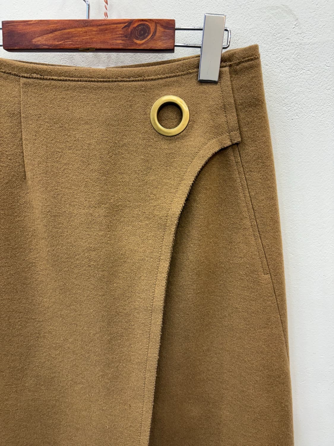 시스템 울 혼방 스커트 상품이미지3