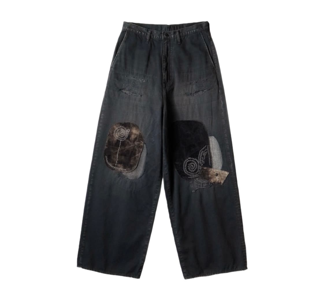 캐피탈 가츠라기 포트 배기 팬츠 블랙(2) 상품이미지1