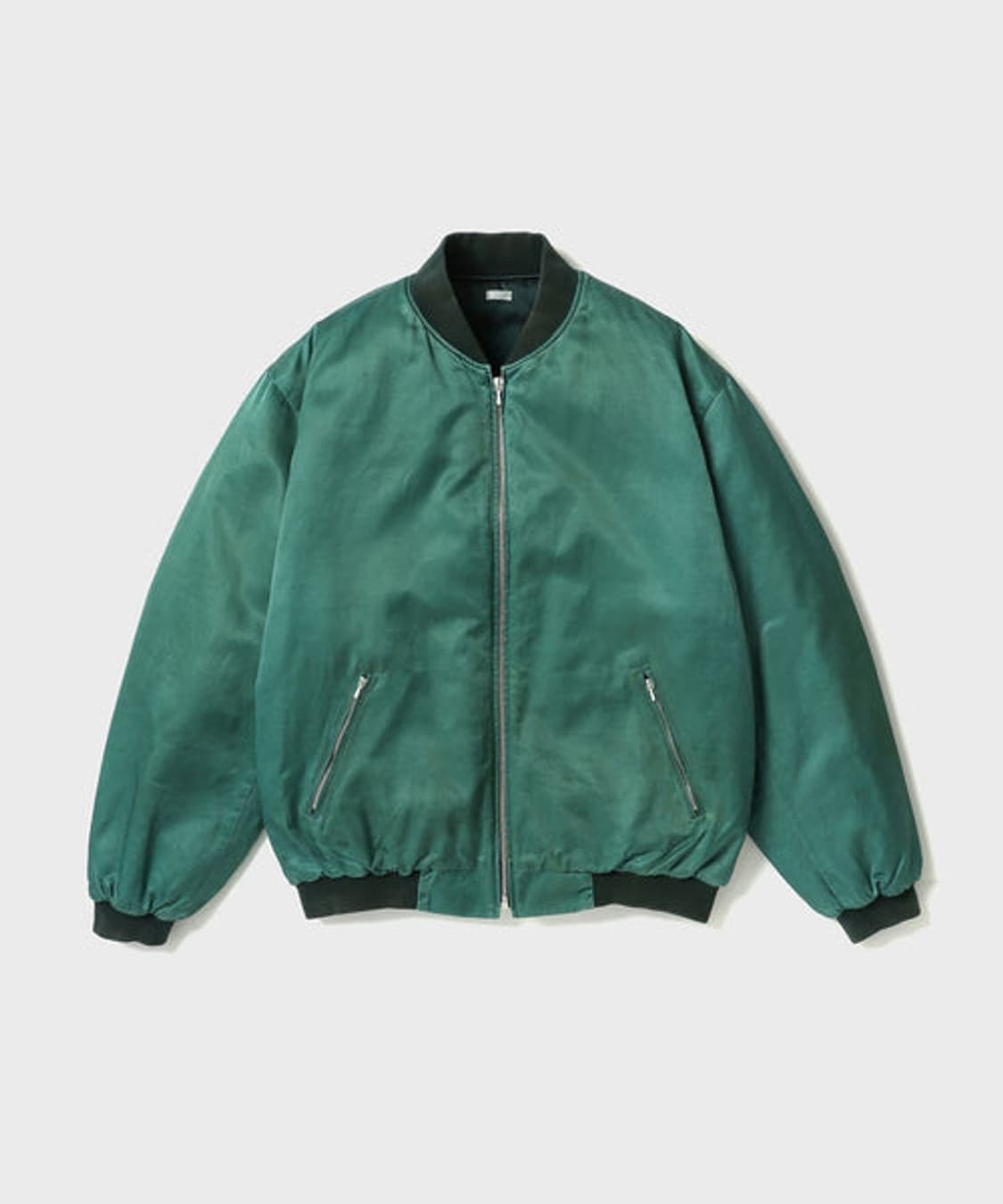 [2] 26ss 아프레쎄 빈티지 실크 투어자켓 그린 상품이미지1