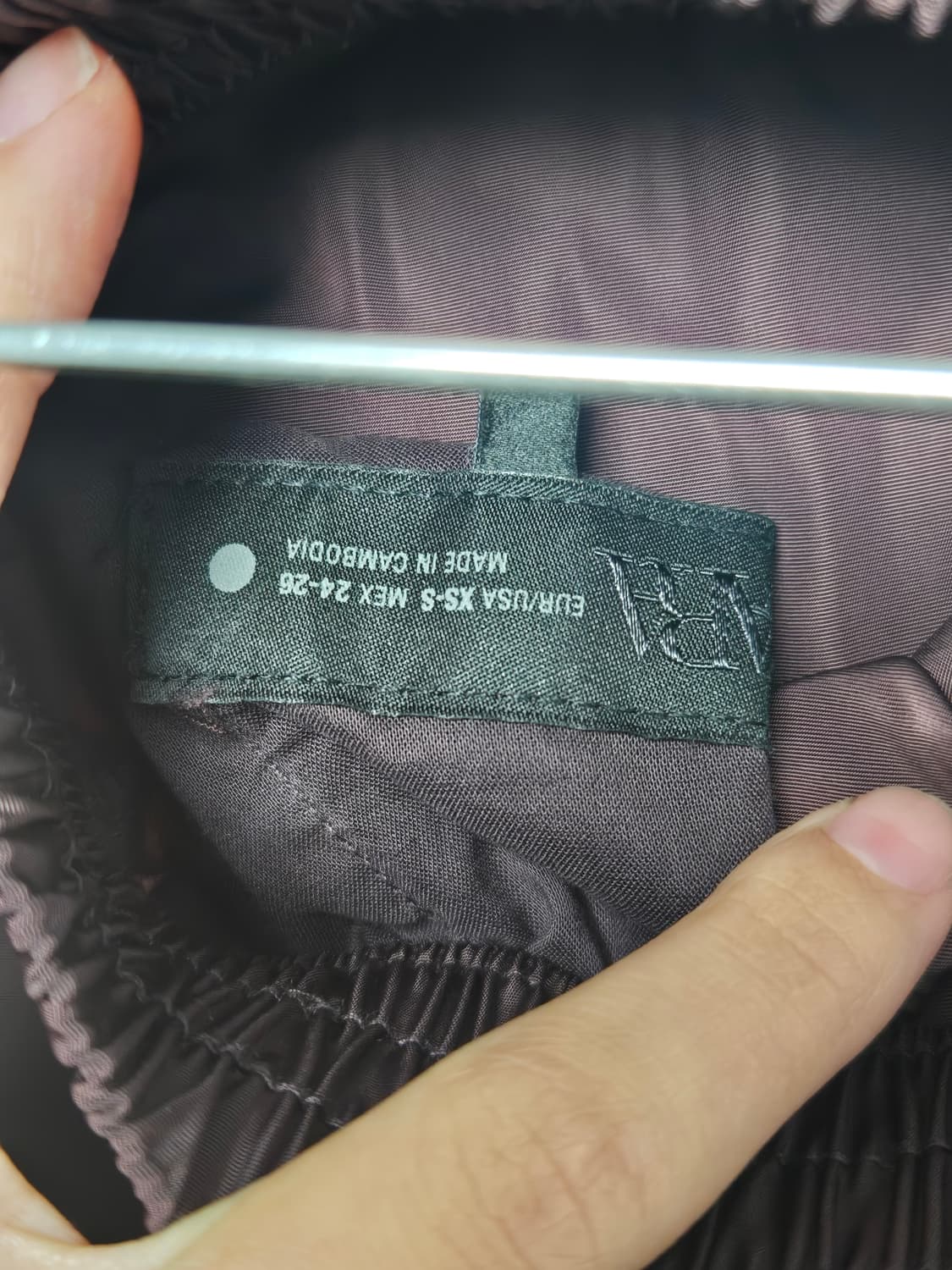 자라 zara 버건디 미디볼륨 스커트 xs/s 상품이미지7