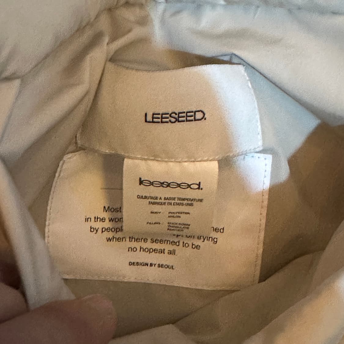 디자이너 브랜드 리버서블 덕다운 패딩  상품이미지6