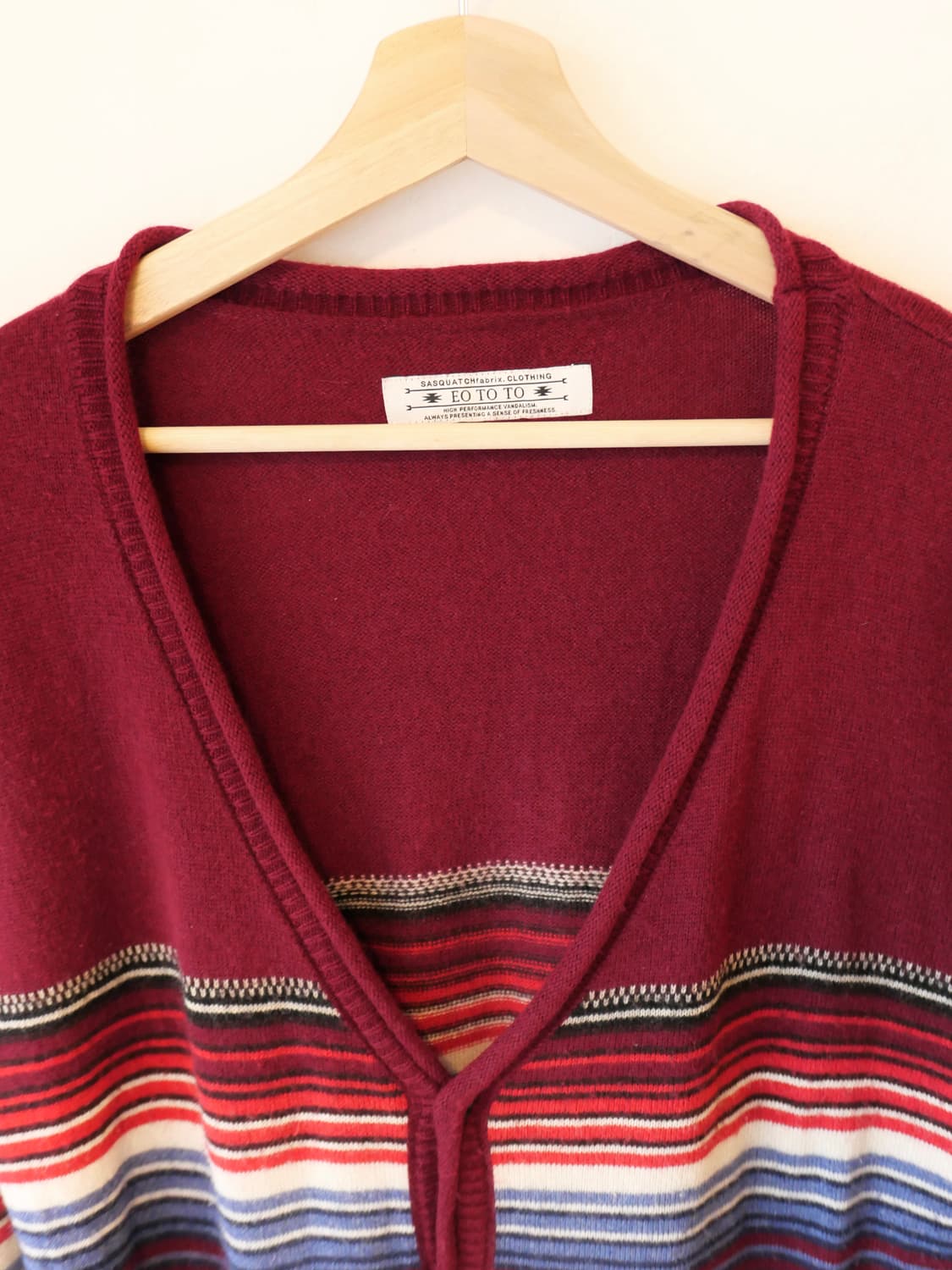 사스콰치패브릭스 스트라이프 가디건 상품이미지4