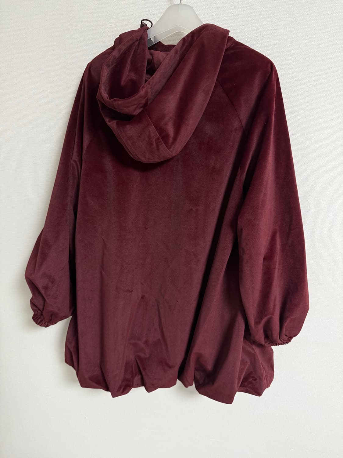 플레따 후드 벨벳 원피스 상품이미지3