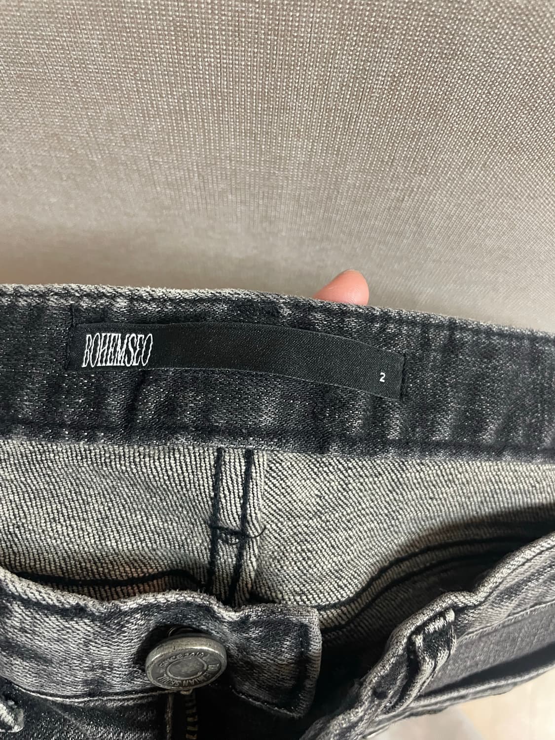 보헤미안 서울 프론트 포켓 부츠컷 데님 M 상품이미지5