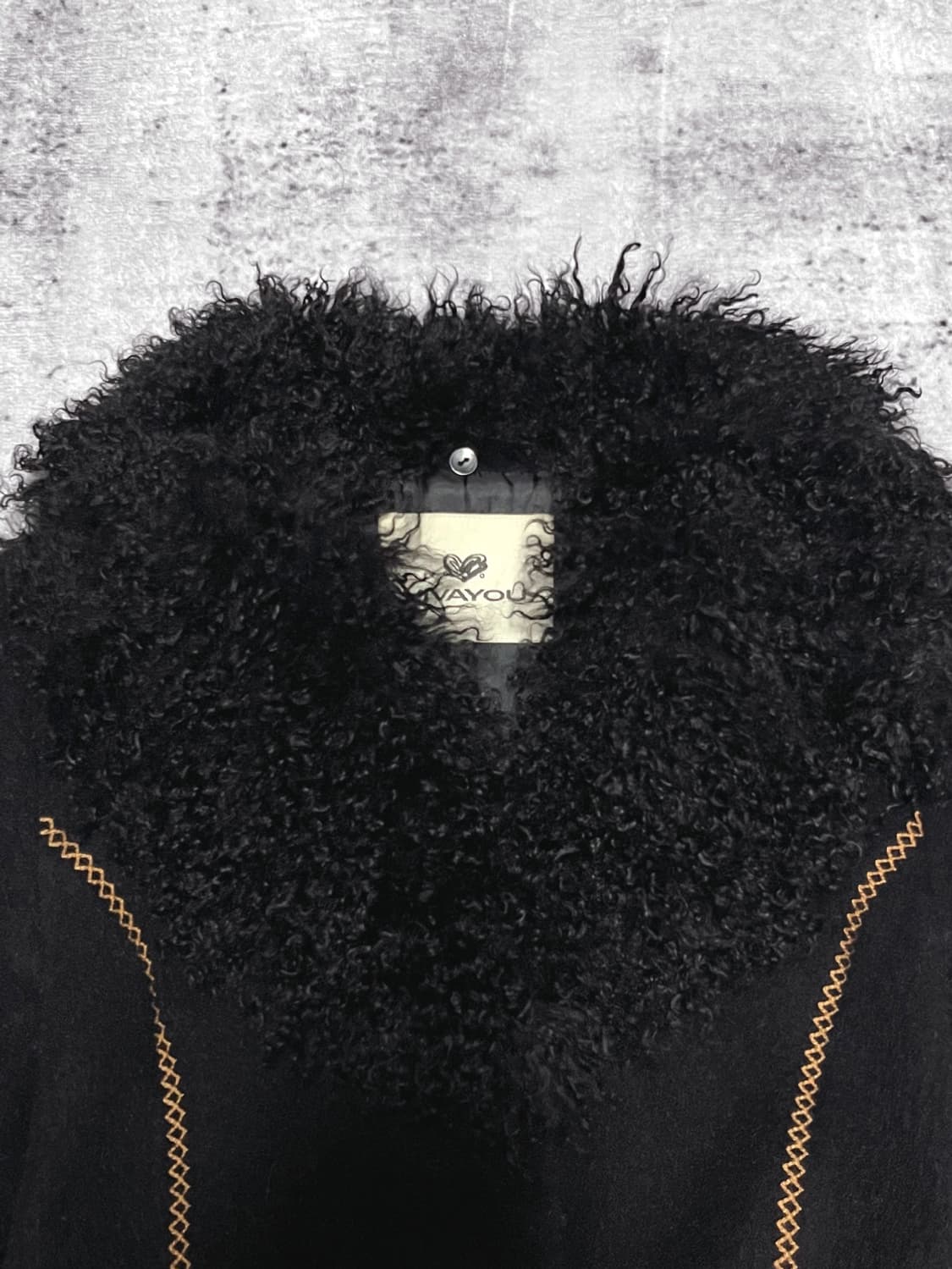 (vivayou) 00s wool fur coat 상품이미지3