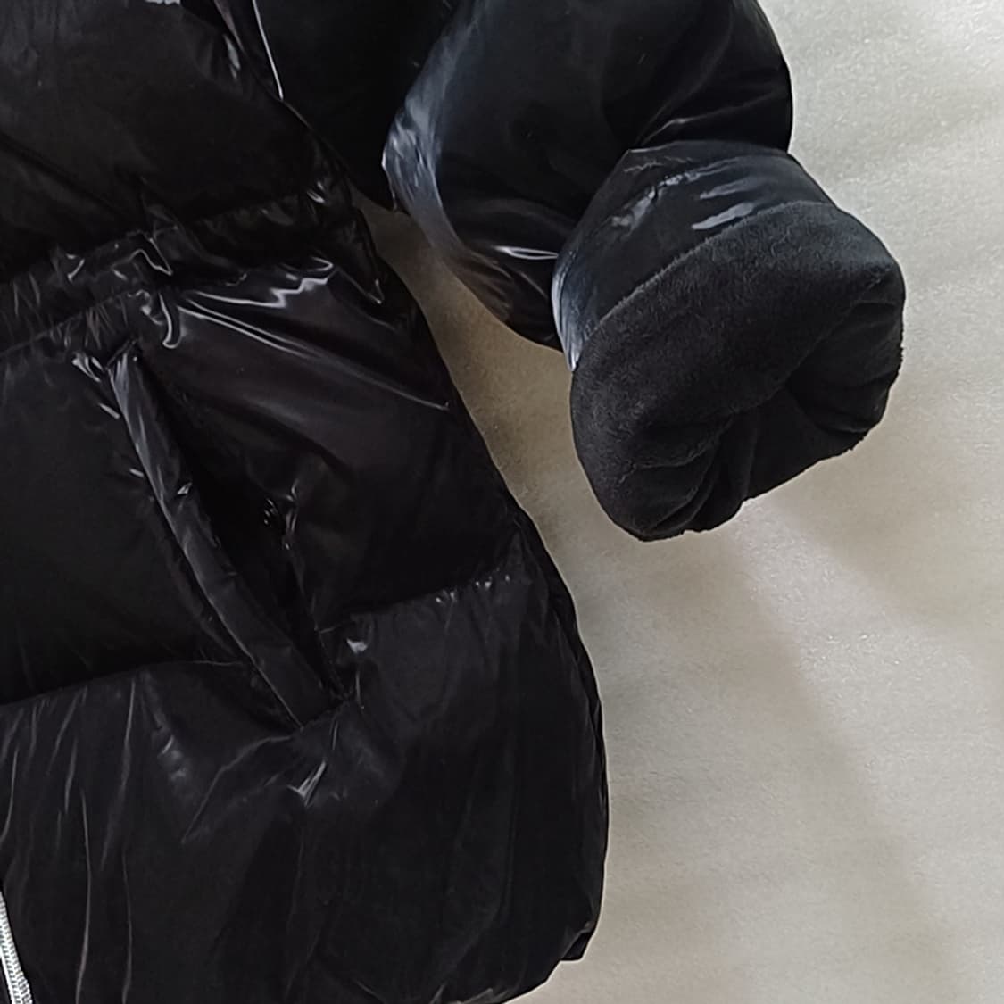 노스페이스 다운 오리털 후드 패딩 여아 아동 130 사랑봉봉 상품이미지6