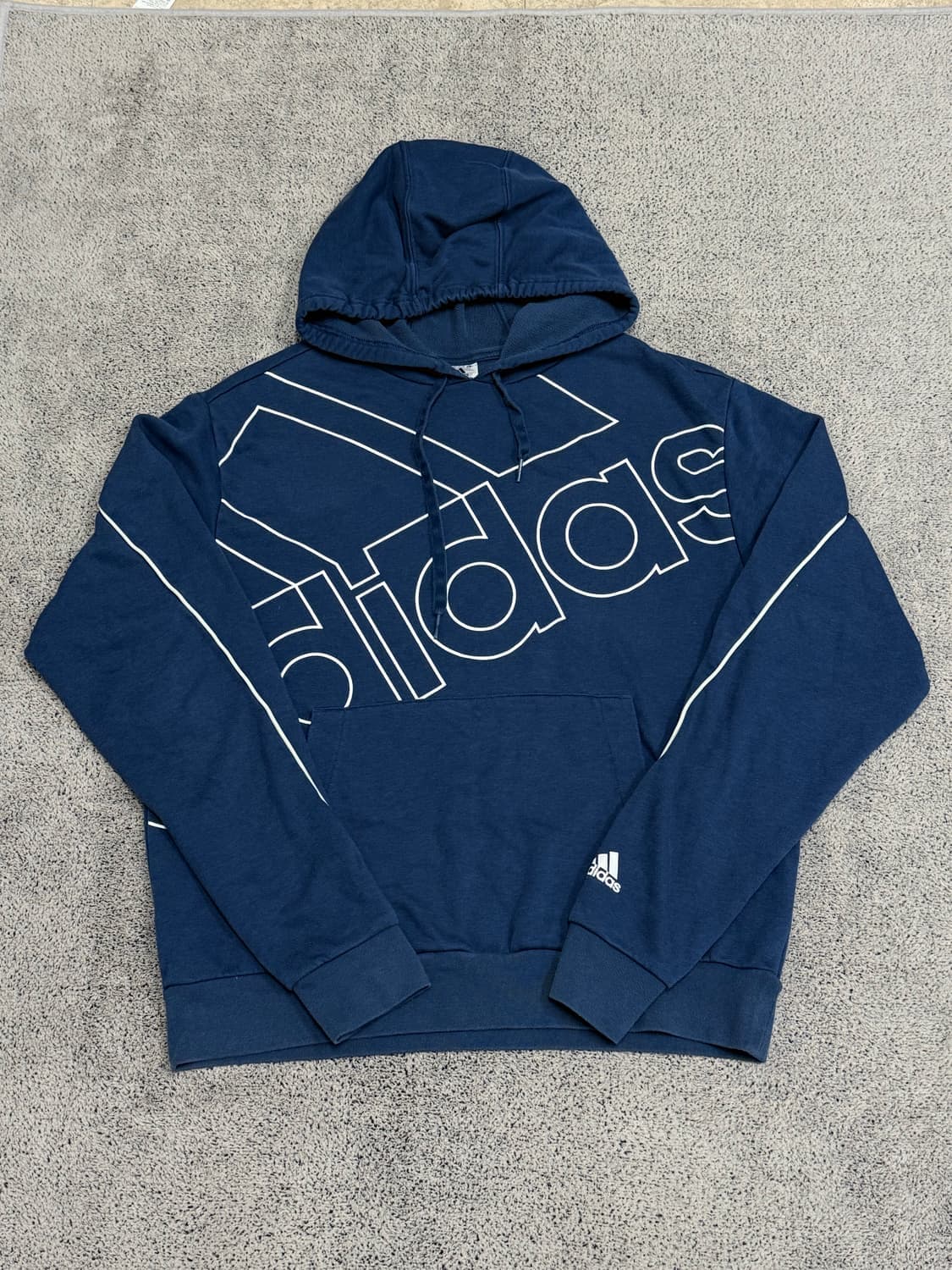 (M) 아디다스 빅로고 후드 티 상품이미지1