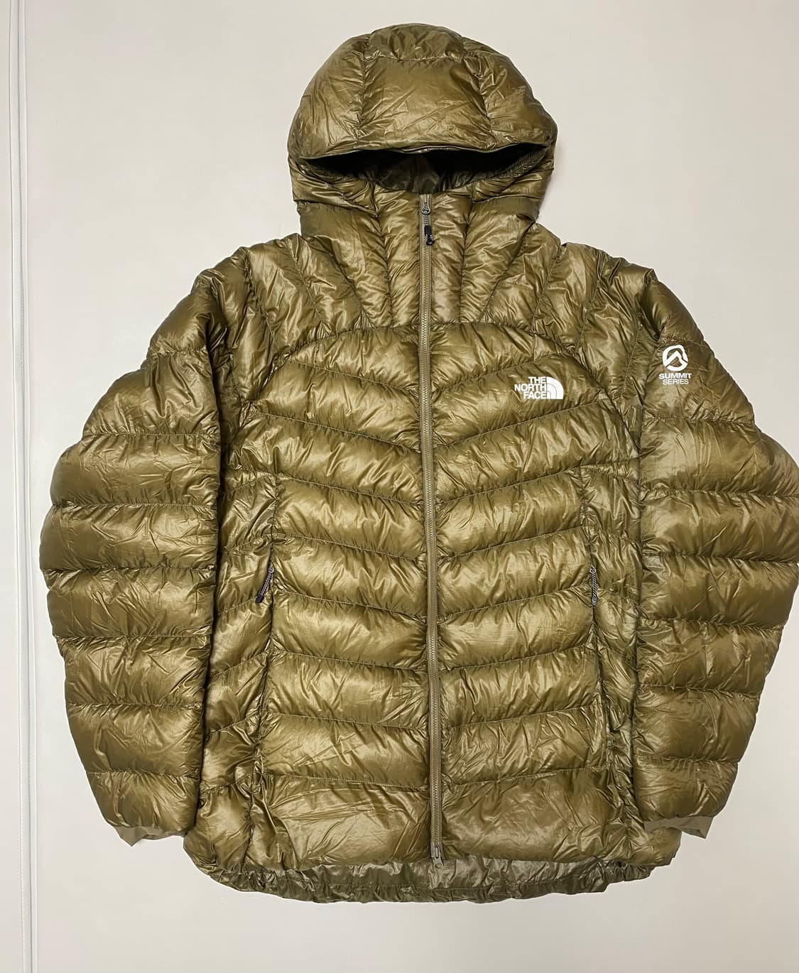 2XL) 노스페이스 써밋 마테호른 RDS 다운 자켓 카키 상품이미지1
