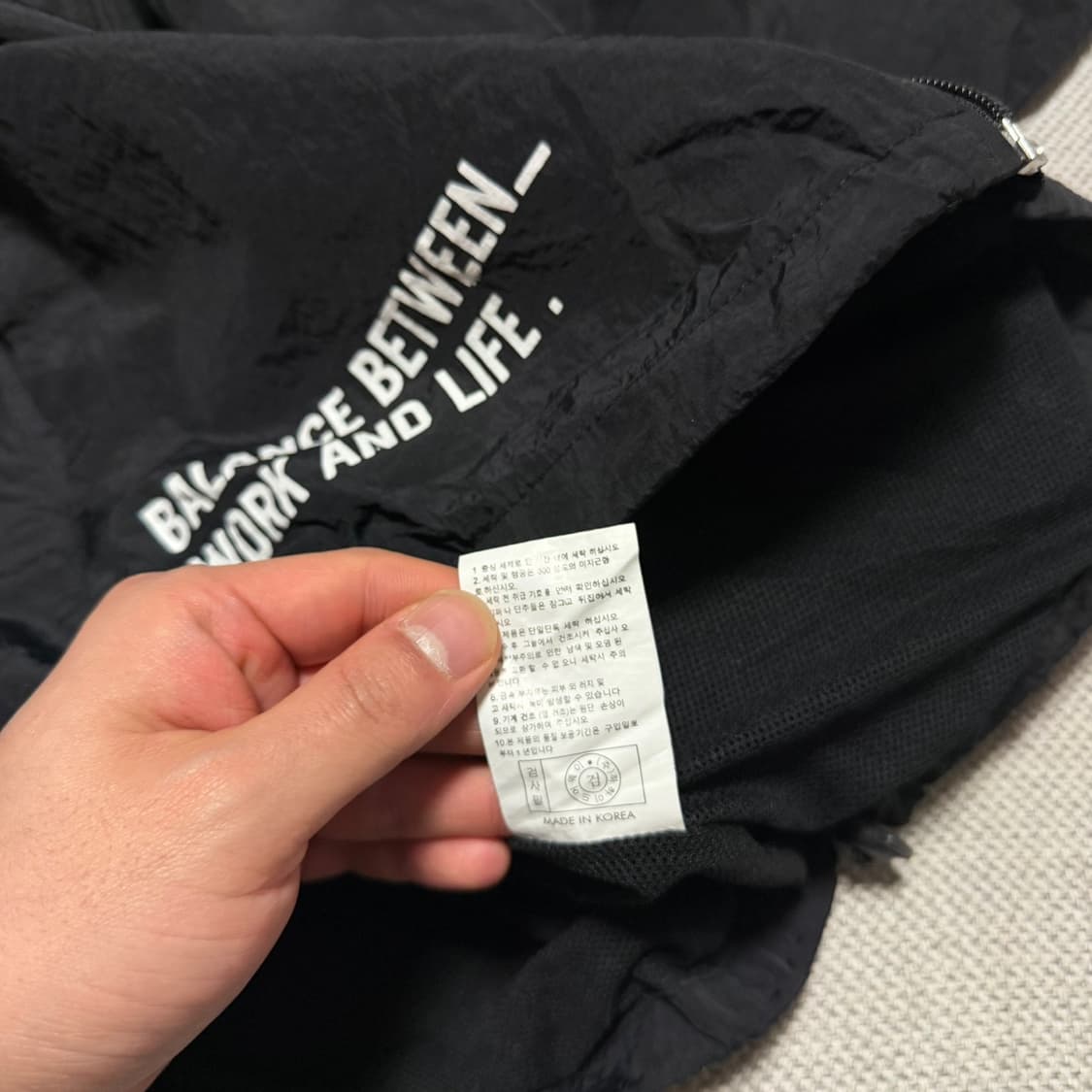 라이프워크 나일론 바람막이 자켓 상품이미지5