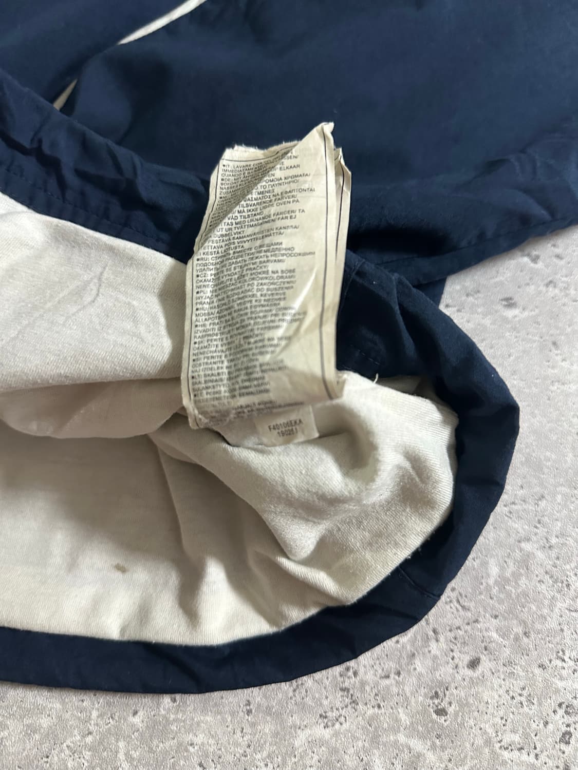 00s Nike 올드스쿨 네이비 레드 화이트 바람막이 상품이미지5