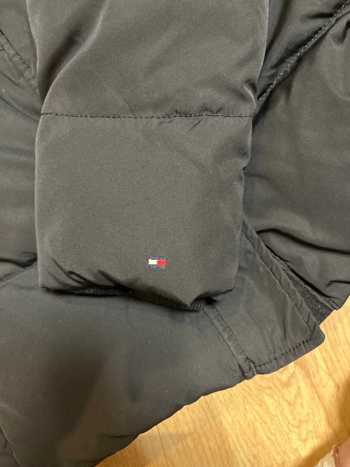 (여성 M) 타미힐피거 오리털 롱패딩 블랙 상품이미지4