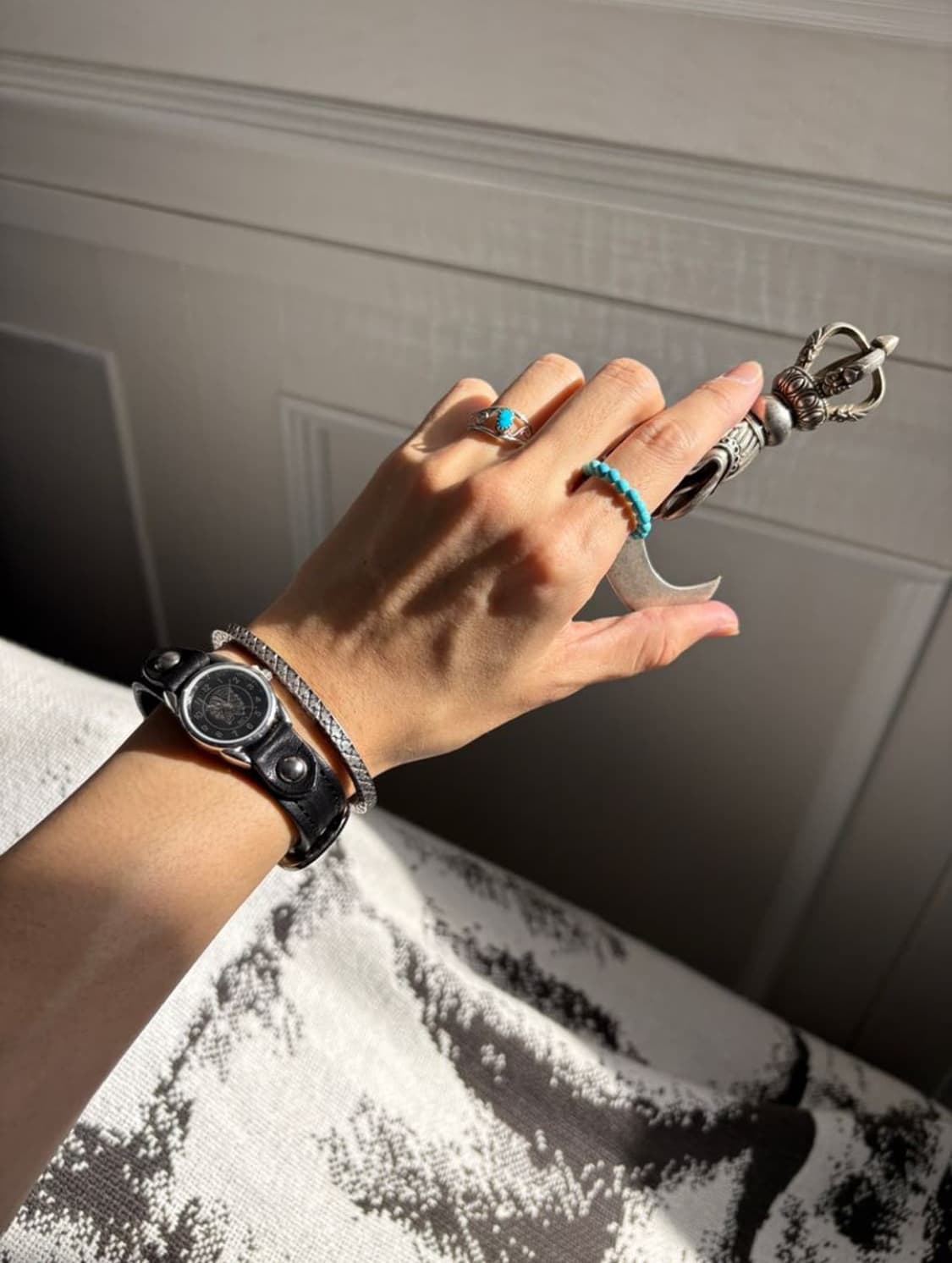 INDIAN BUCKLE WATCH BRACELET 버클 시계팔찌 상품이미지1