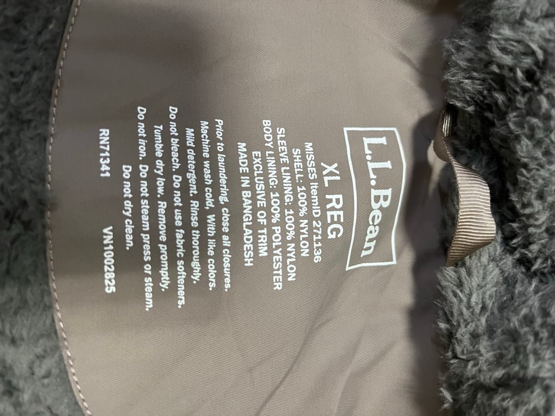 엘엘빈 양털 후드점퍼 XL 상품이미지5