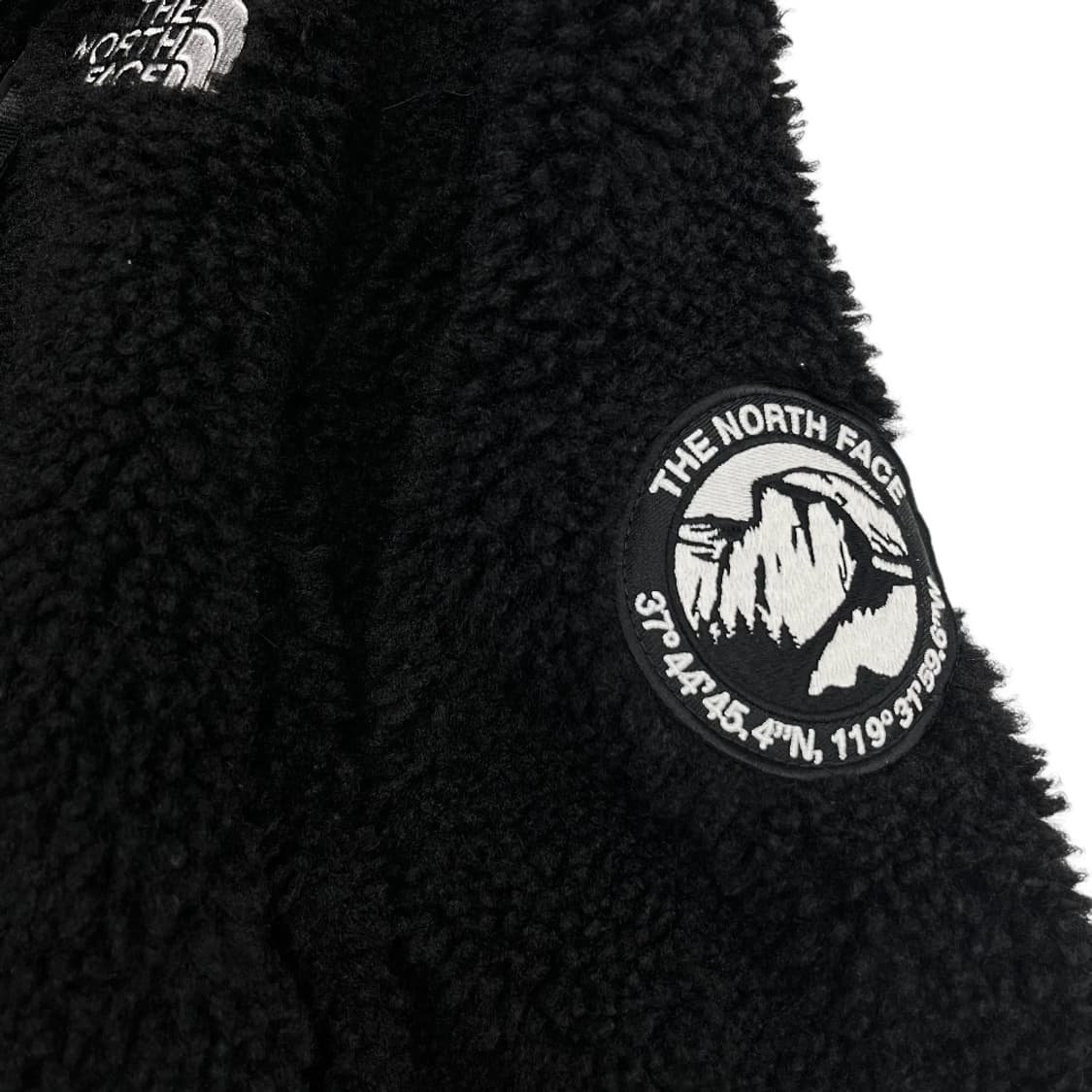 노스페이스 자수로고 블랙 후리스 자켓 105 상품이미지7