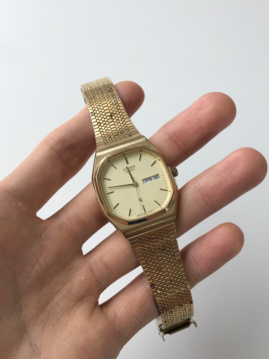 80s citizen octagon gold day-date 상품이미지6