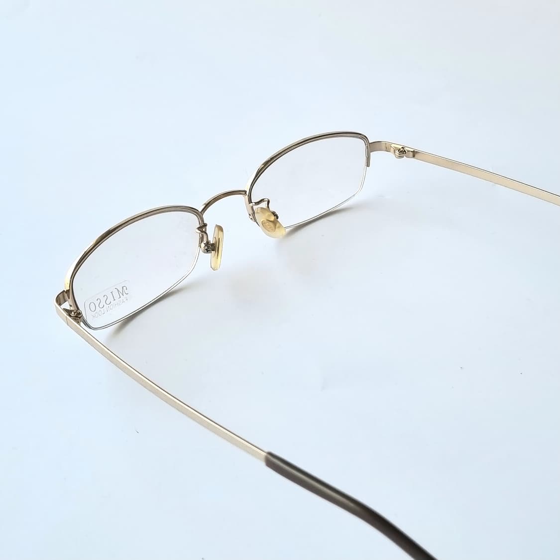 데드스탁 긱시크 오벌쉐입 반무테 안경 713 상품이미지3