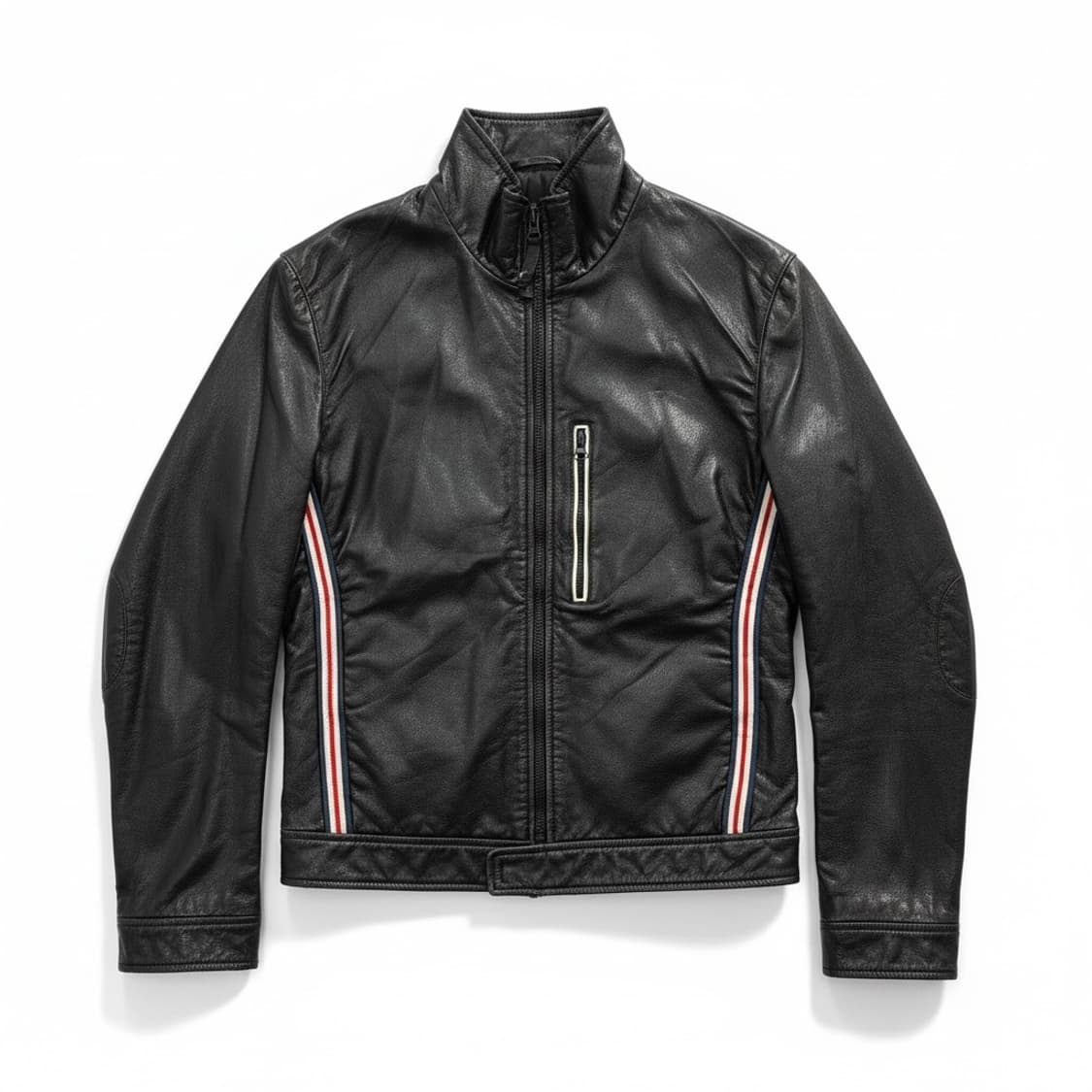 아르마니 진 블랙 라이더 가죽 자켓 50 상품이미지1