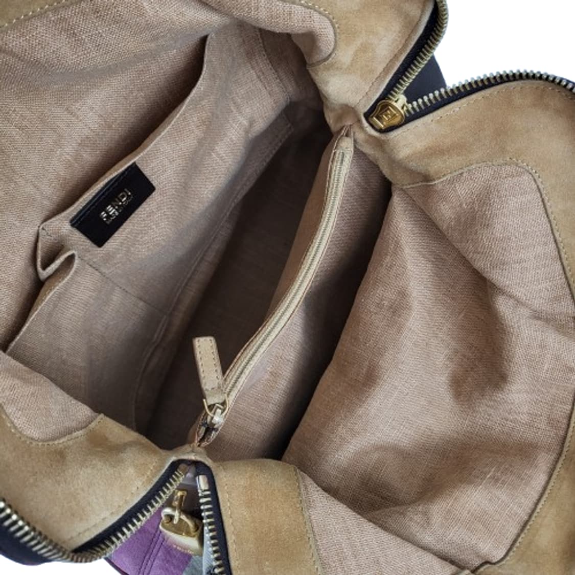 정품 펜디 피칸 스트라이프 멀티컬러 토트/숄더백 상품이미지10