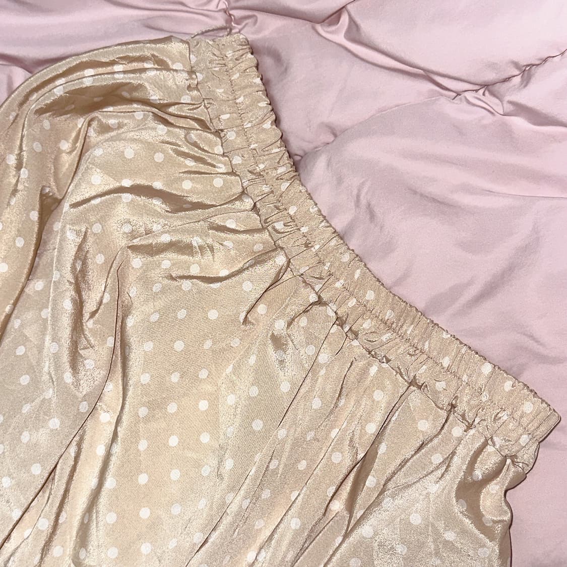 잉그니 라떼갸루 히메갸루 치마 스커트 도트 일본 빈티지 상품이미지2