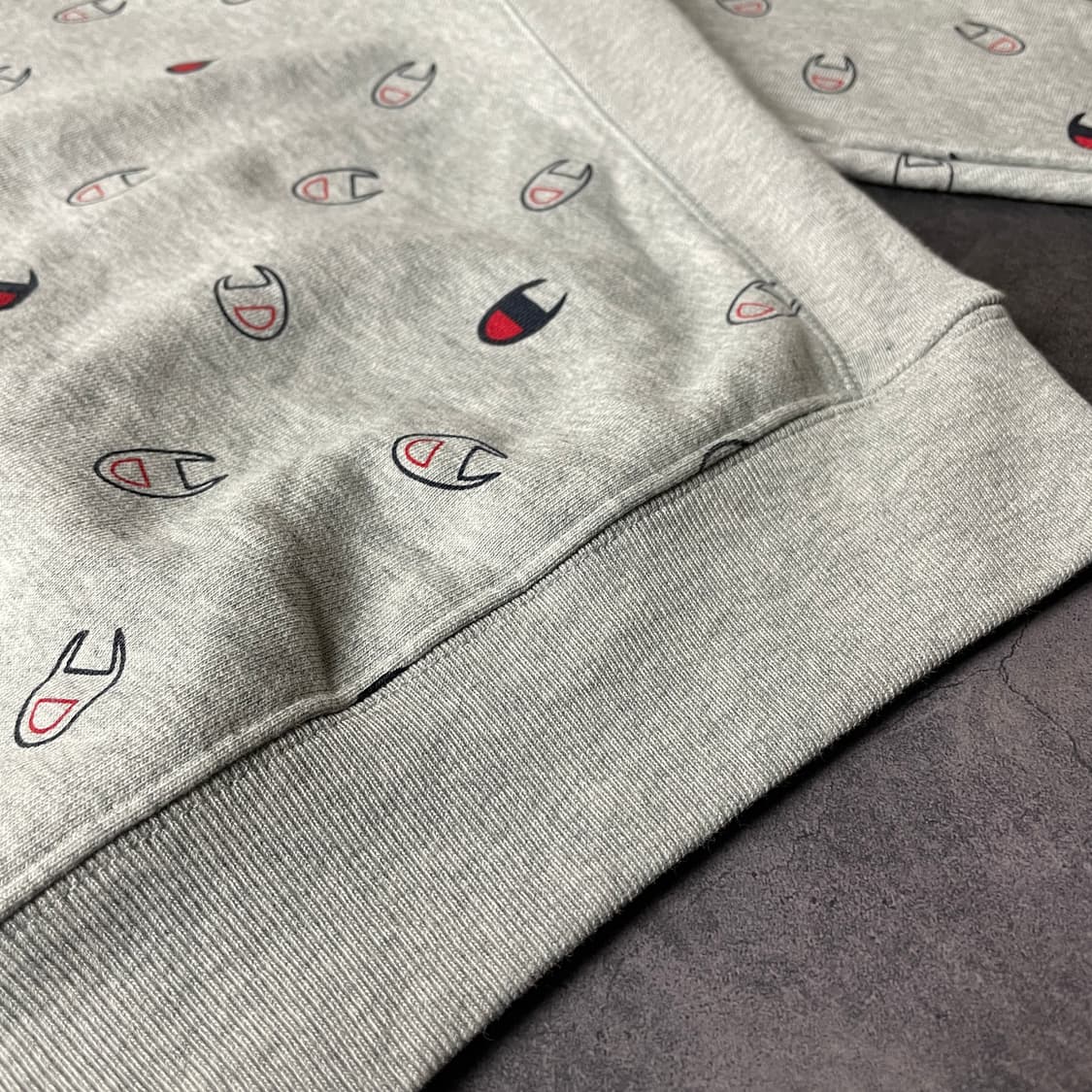 CHAMPION 챔피온 리버스위브 그레이 액션 패널 후드티 A00371 상품이미지7