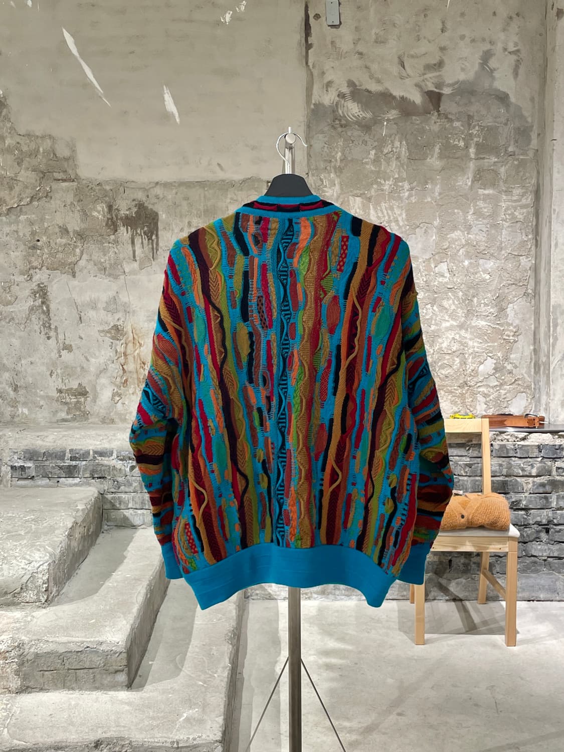 림노스 오스트레일리아 시안 케이블 니트 가디건 상품이미지6