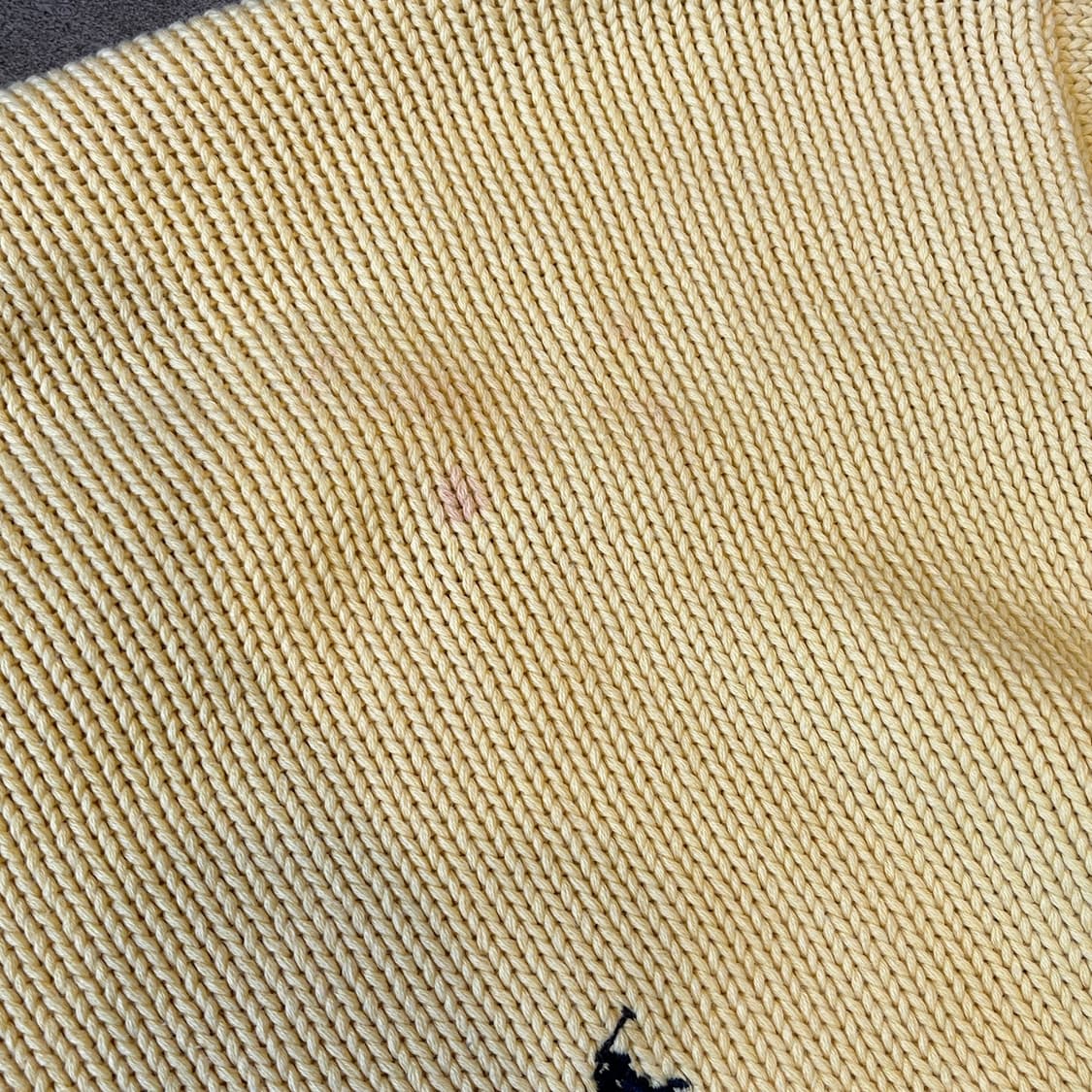 폴로 정품 해비 옐로우 코튼 니트 상품이미지5