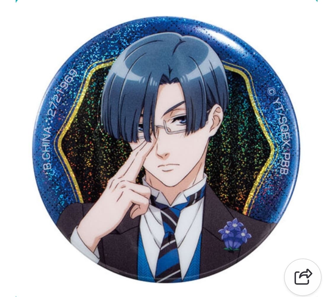 흑집사 로렌스 블루어 캔뱃지 가챠 상품이미지2