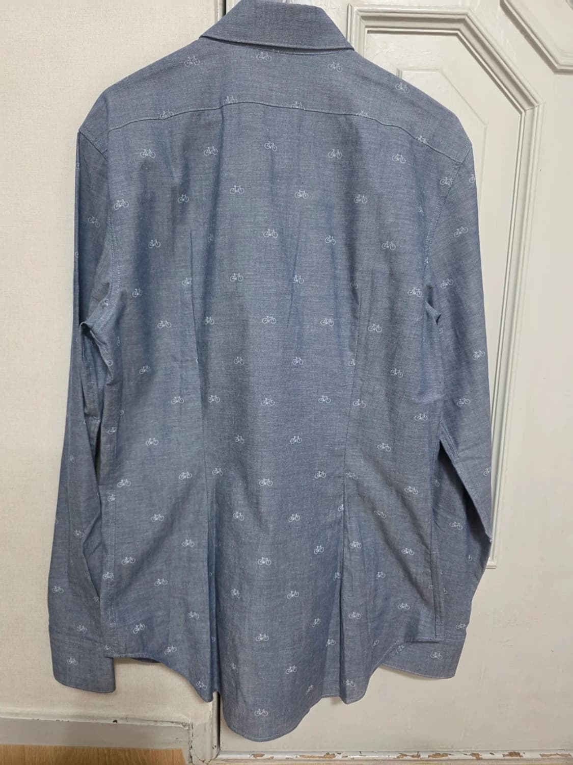 폴스미스 자전거 패턴 샴브레이 셔츠 95 상품이미지5