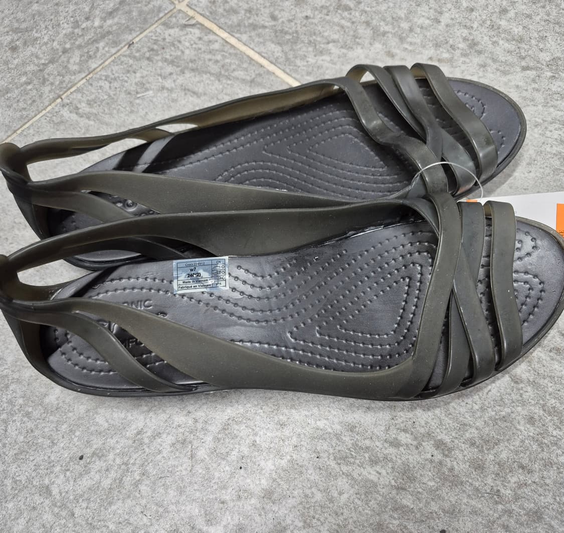 택새 크록스 후라체2 플랫 젤리슈즈 상품이미지4