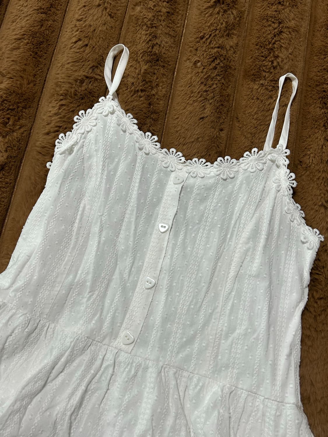 화이트 미니 나시 원피스 상품이미지3