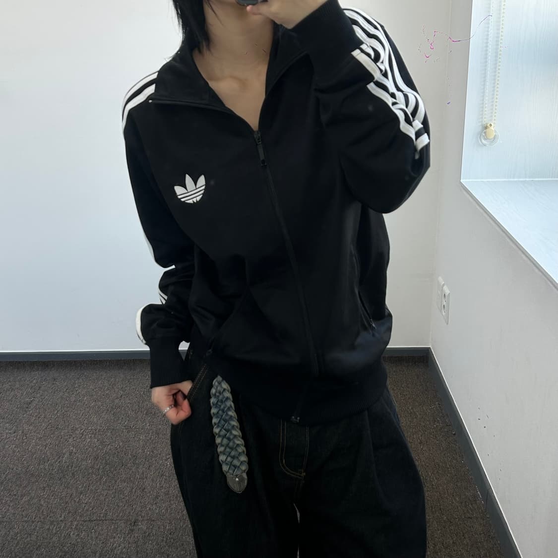 Adidas 아디디스 블랙 구파 져지  상품이미지2